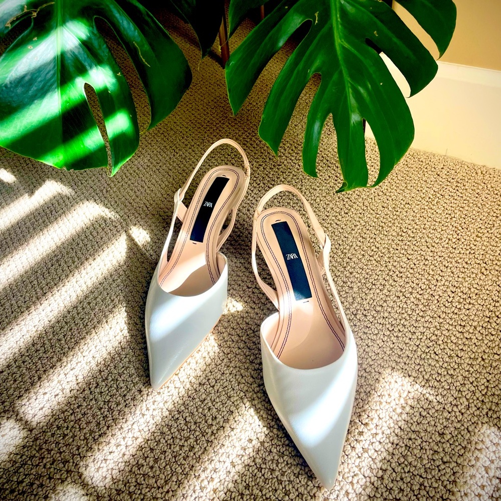 Zara kitten heels